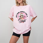 Pink Out Here Looking Like A Snack Cookie Design - Christmas Unisex Crewneck T-Shirt Sweatshirt Hoodie