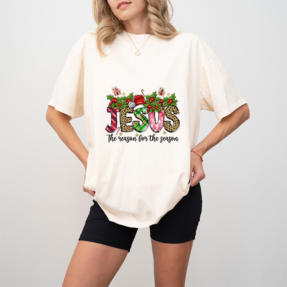Jesus The Reason For The Season   - Christmas Unisex Crewneck T-Shirt Sweatshirt Hoodie