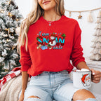 I am Snow Cute Design - Christmas Unisex Crewneck T-Shirt Sweatshirt Hoodie