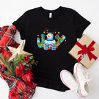 Joy Snowman Design - Christmas Unisex Crewneck T-Shirt Sweatshirt Hoodie