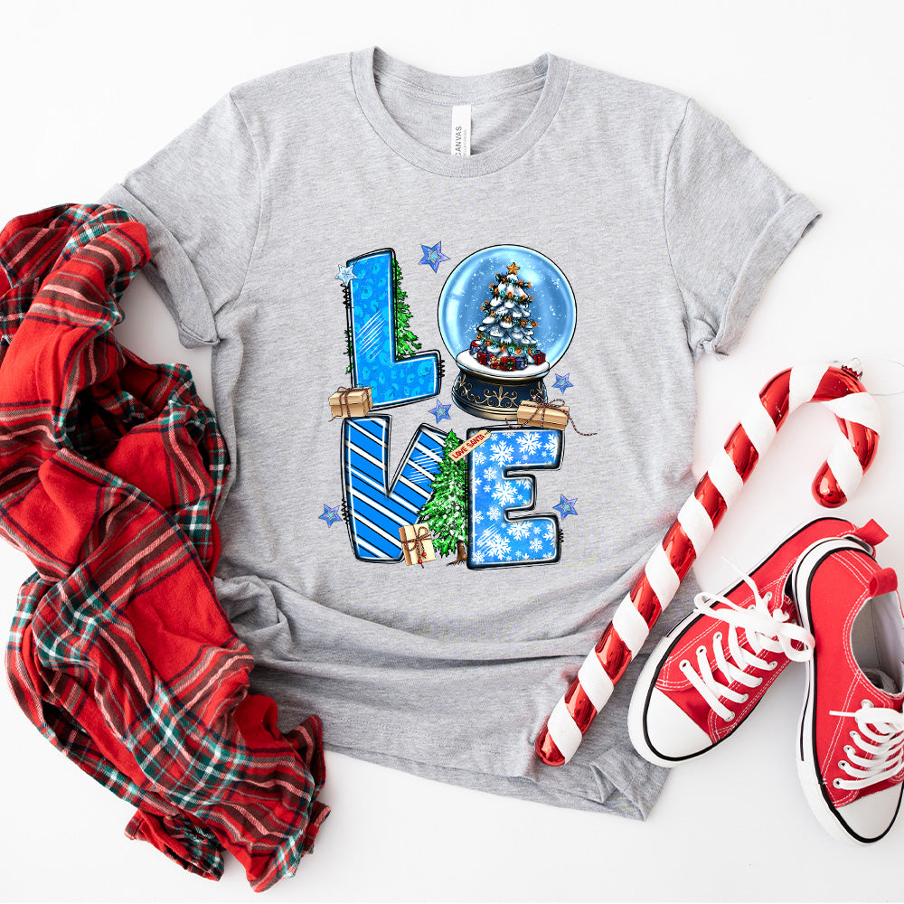 Love Santa Design - Christmas Unisex Crewneck T-Shirt Sweatshirt Hoodie