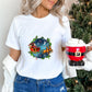 Santa Moon Design - Christmas Unisex Crewneck T-Shirt Sweatshirt Hoodie