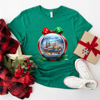 Globe City Christmas Design - Christmas Unisex Crewneck T-Shirt Sweatshirt Hoodie