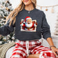 Window Santa Christmas Design - Christmas Unisex Crewneck T-Shirt Sweatshirt Hoodie