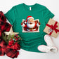 Window Santa Christmas Design - Christmas Unisex Crewneck T-Shirt Sweatshirt Hoodie