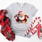 Window Santa Christmas Design - Christmas Unisex Crewneck T-Shirt Sweatshirt Hoodie