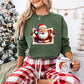 Window Santa Christmas Design - Christmas Unisex Crewneck T-Shirt Sweatshirt Hoodie