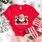 Window Santa Christmas Design - Christmas Unisex Crewneck T-Shirt Sweatshirt Hoodie