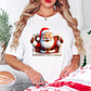 Window Santa Christmas Design - Christmas Unisex Crewneck T-Shirt Sweatshirt Hoodie