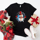 Brick Wall Snowman Christmas Design - Christmas Unisex Crewneck T-Shirt Sweatshirt Hoodie