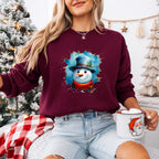 Hat Snowman  Christmas Design - Christmas Unisex Crewneck T-Shirt Sweatshirt Hoodie