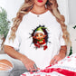 3D Santa ELF Christmas Design - Christmas Unisex Crewneck T-Shirt Sweatshirt Hoodie