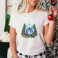 Snowman Globe Design - Christmas Unisex Crewneck T-Shirt Sweatshirt Hoodie