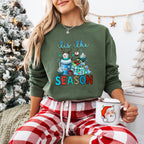 Tis The Snowman Season Design - Christmas Unisex Crewneck T-Shirt Sweatshirt Hoodie