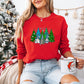 Gnomes Tree Christmas  Design - Christmas Unisex Crewneck T-Shirt Sweatshirt Hoodie