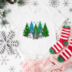 Gnomes Tree Christmas  Design - Christmas Unisex Crewneck T-Shirt Sweatshirt Hoodie