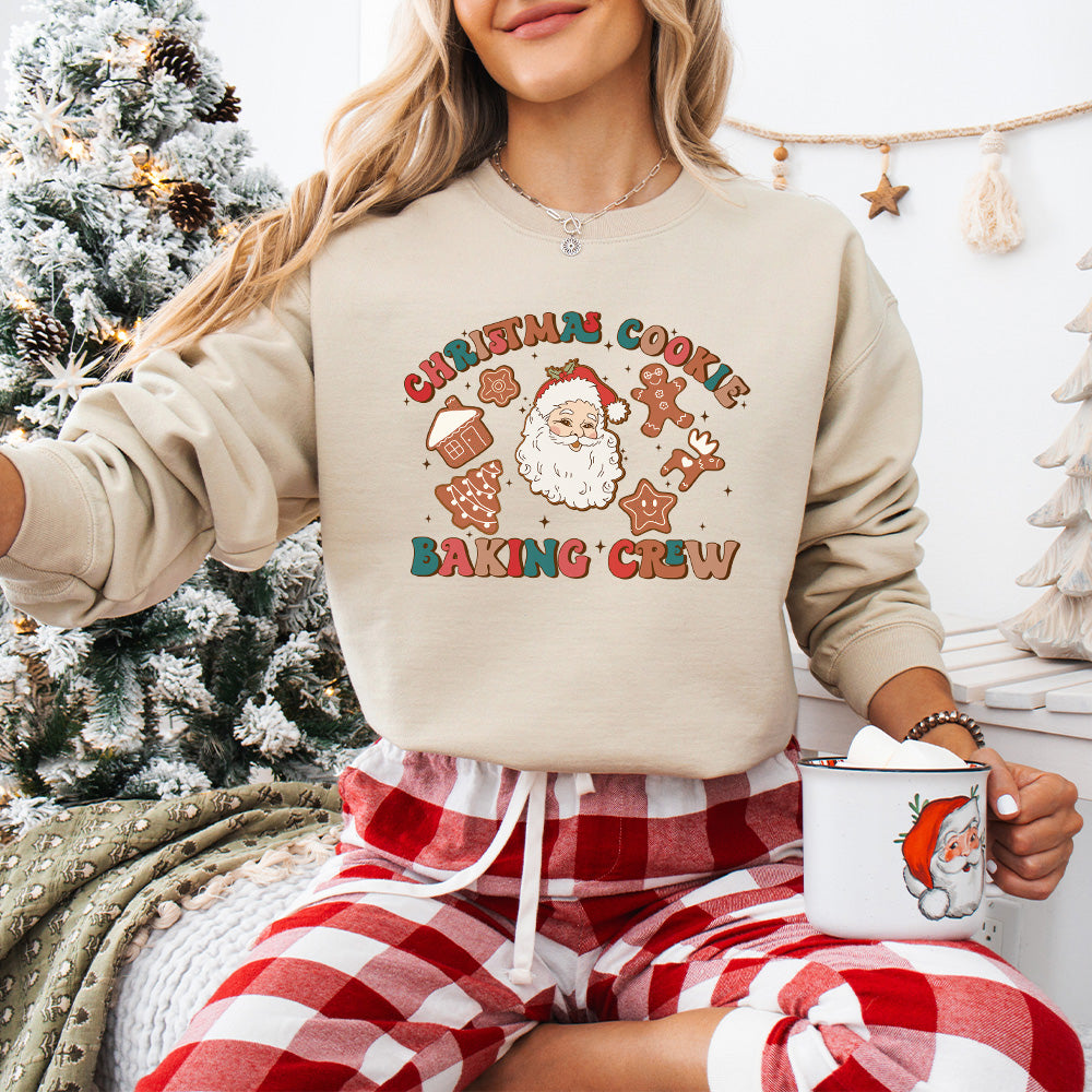 Christmas Cookie Baking Crew Design - Christmas Unisex Crewneck T-Shirt Sweatshirt Hoodie