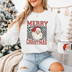 Merry Christmas Cute Santa - Christmas Unisex Crewneck T-Shirt Sweatshirt Hoodie