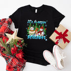 It's Freezing Season Snowman - Christmas Unisex Crewneck T-Shirt Sweatshirt Hoodie