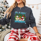 It's Freezing Season Snowman - Christmas Unisex Crewneck T-Shirt Sweatshirt Hoodie