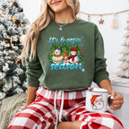 It's Freezing Season Snowman - Christmas Unisex Crewneck T-Shirt Sweatshirt Hoodie