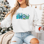 Let It Snow - Christmas Unisex Crewneck T-Shirt Sweatshirt Hoodie
