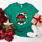 Merry Christmas Wallpaper Design  - Christmas Unisex Crewneck T-Shirt Sweatshirt Hoodie