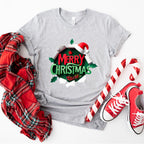 Merry Christmas Wallpaper Design  - Christmas Unisex Crewneck T-Shirt Sweatshirt Hoodie