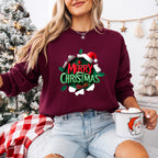 Merry Christmas Wallpaper Design  - Christmas Unisex Crewneck T-Shirt Sweatshirt Hoodie