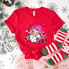 Pink Christmas Design  - Christmas Unisex Crewneck T-Shirt Sweatshirt Hoodie