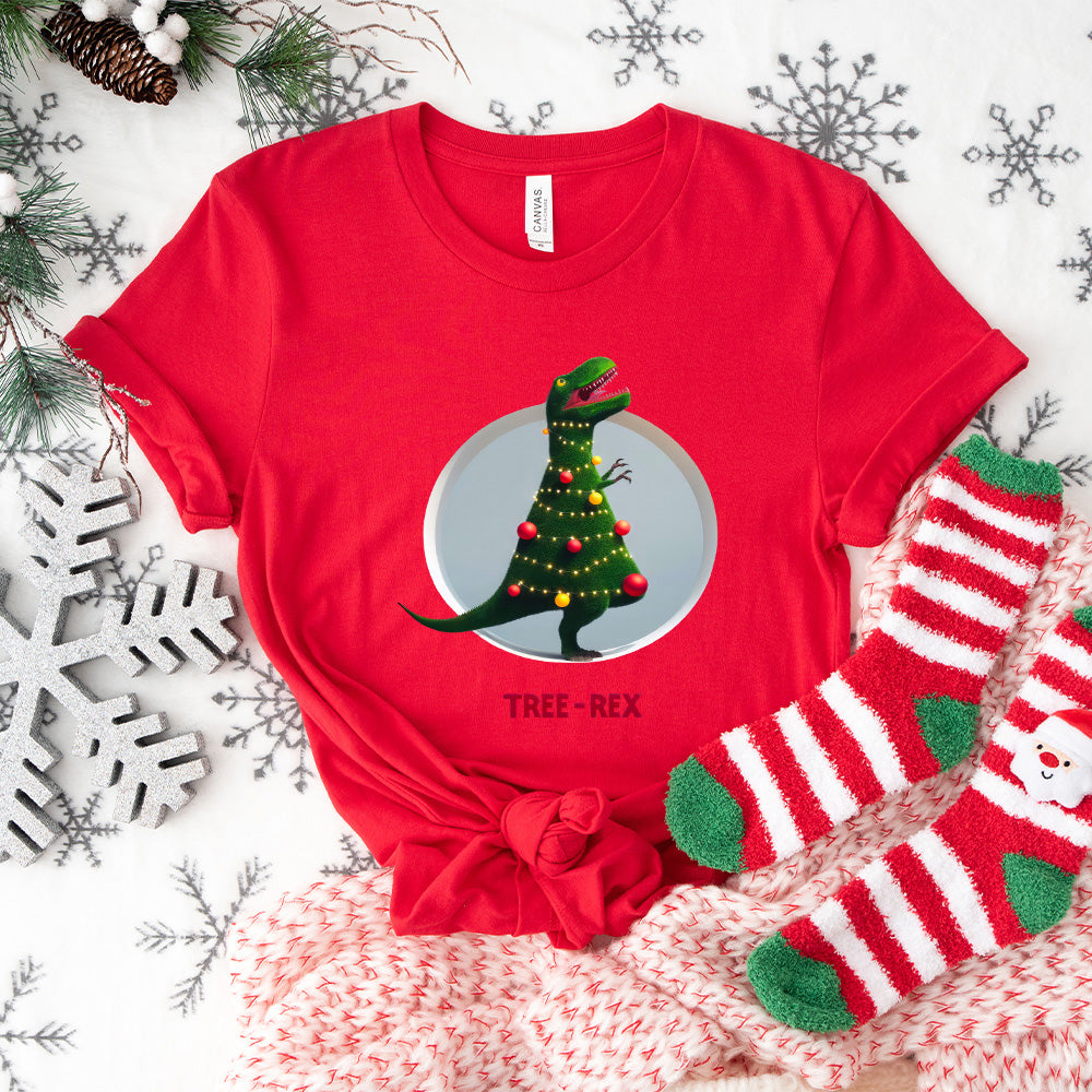 Thee-Rex Design - Christmas Unisex Crewneck T-Shirt Sweatshirt Hoodie