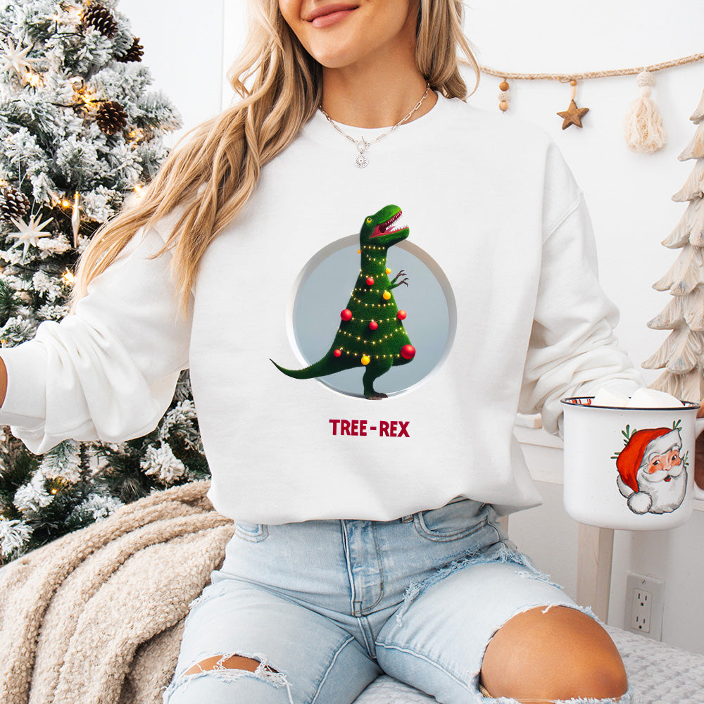 Thee-Rex Design - Christmas Unisex Crewneck T-Shirt Sweatshirt Hoodie