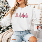 Pink Tree - Christmas Unisex Crewneck T-Shirt Sweatshirt Hoodie