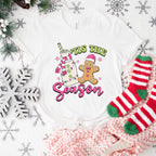 'Tis The Season Cookie And Milk - Christmas Unisex Crewneck T-Shirt Sweatshirt Hoodie