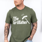 The Grillfather Father's Day Unisex Crewneck T-Shirt Sweatshirt Hoodie