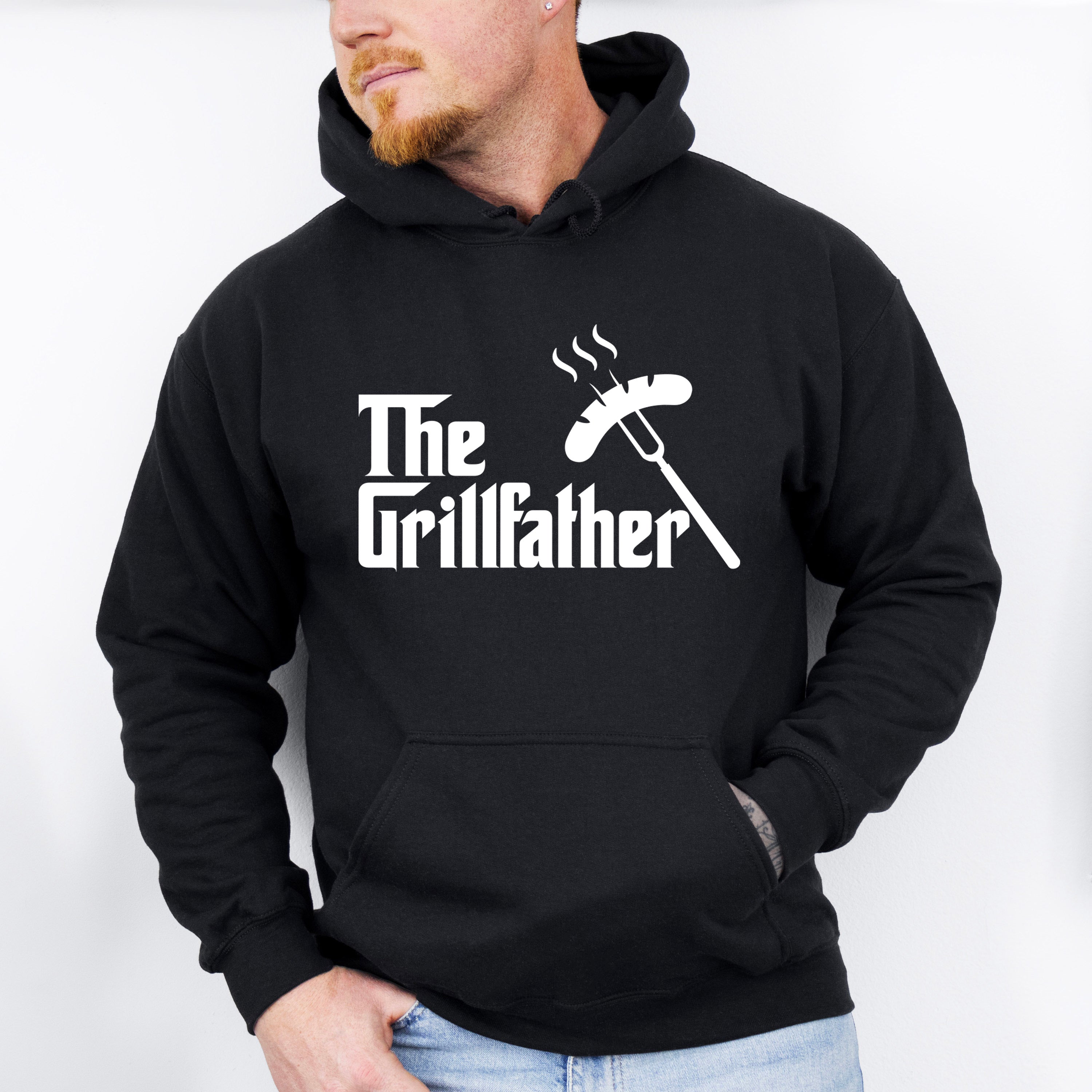 The Grillfather Father's Day Unisex Crewneck T-Shirt Sweatshirt Hoodie