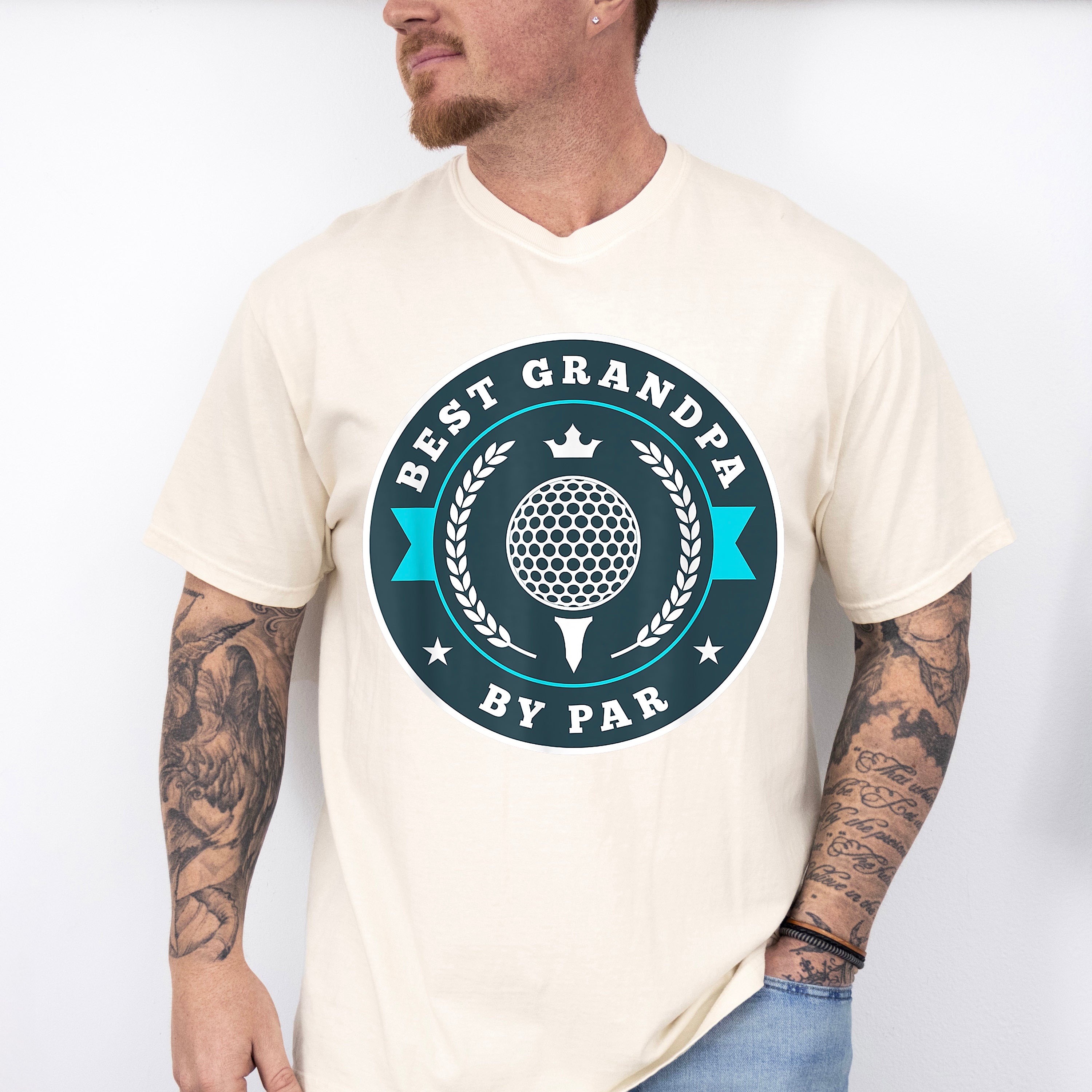 Best Grandpa By Par Father's Day Unisex Crewneck T-Shirt Sweatshirt Hoodie