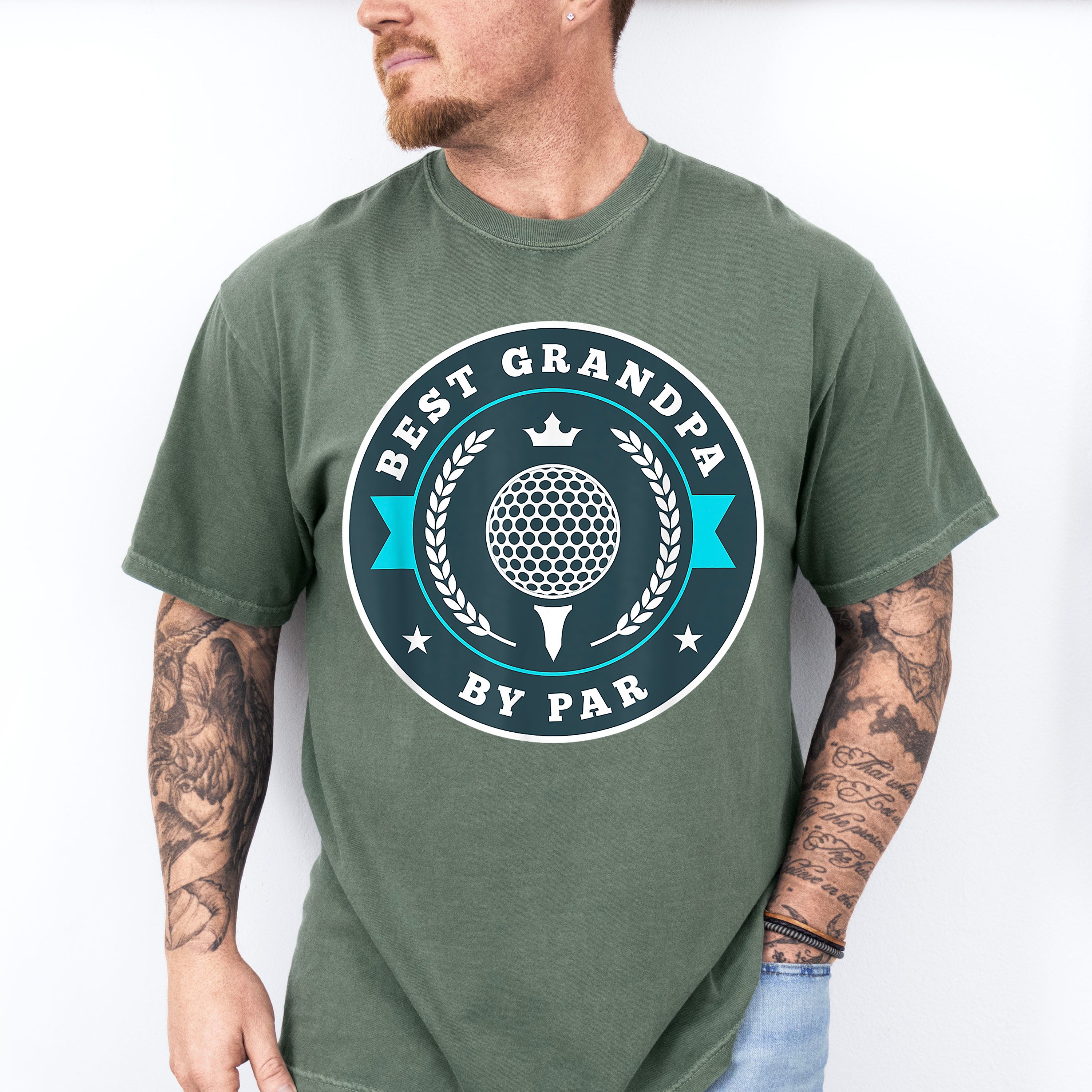 Best Grandpa By Par Father's Day Unisex Crewneck T-Shirt Sweatshirt Hoodie