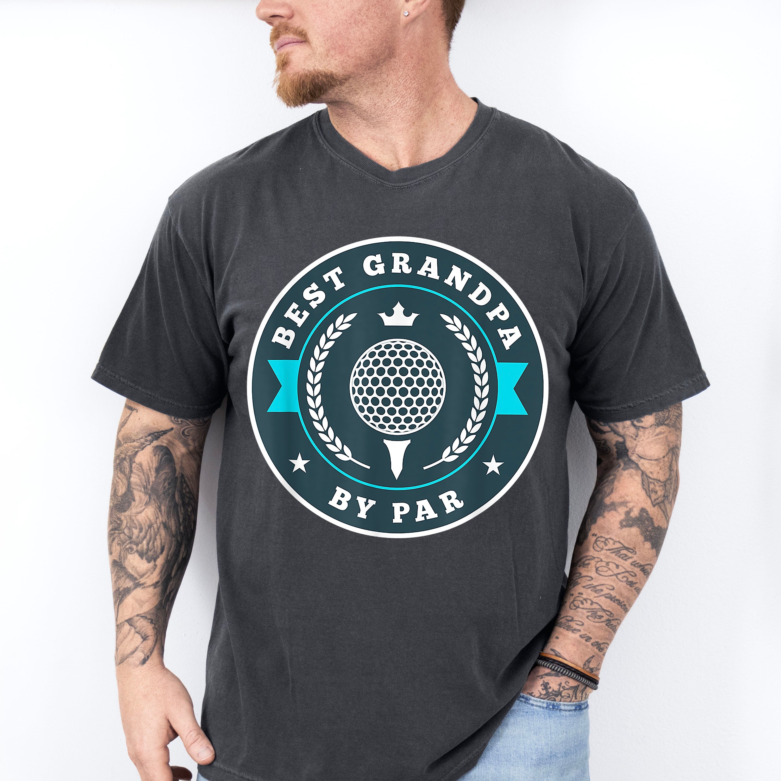 Best Grandpa By Par Father's Day Unisex Crewneck T-Shirt Sweatshirt Hoodie