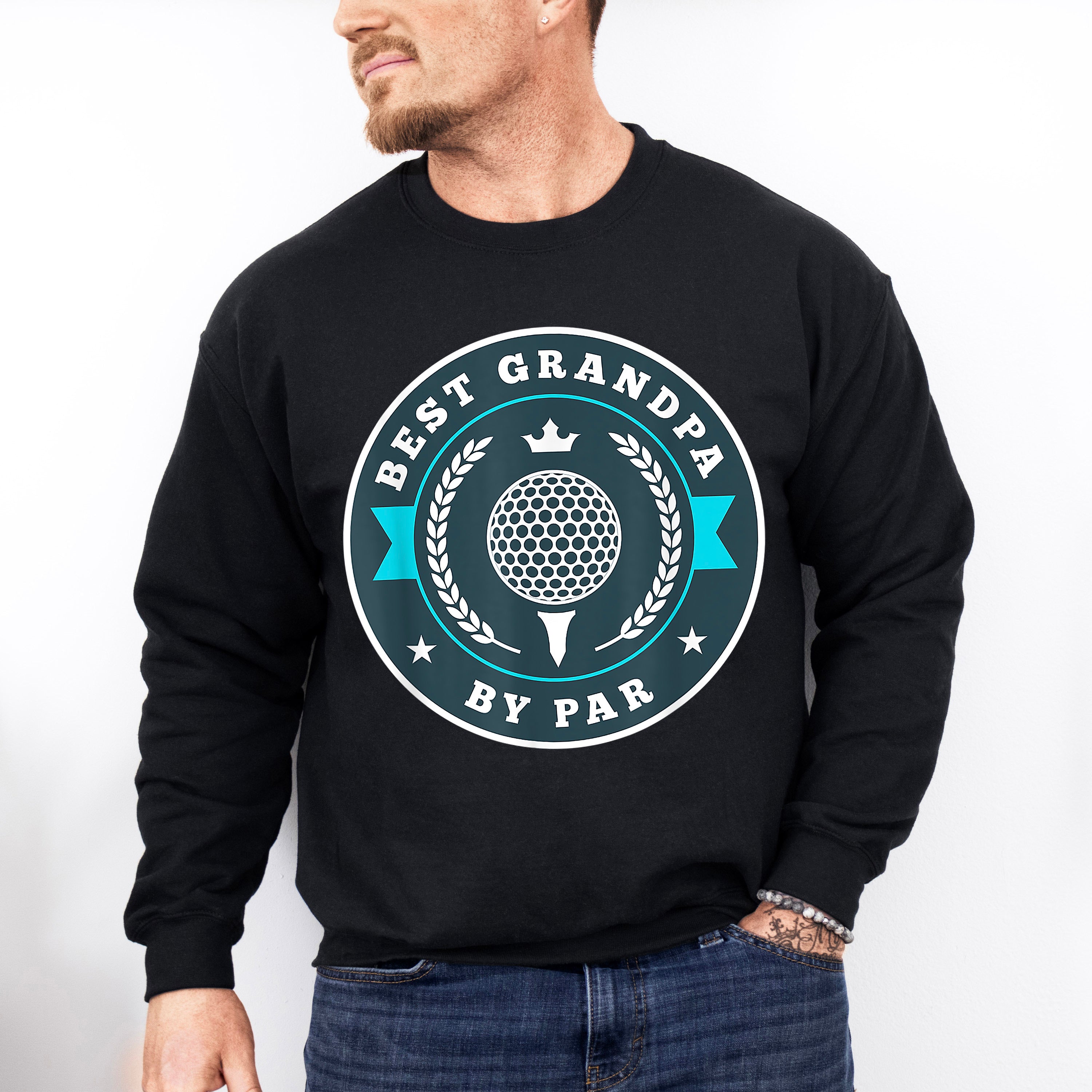 Best Grandpa By Par Father's Day Unisex Crewneck T-Shirt Sweatshirt Hoodie