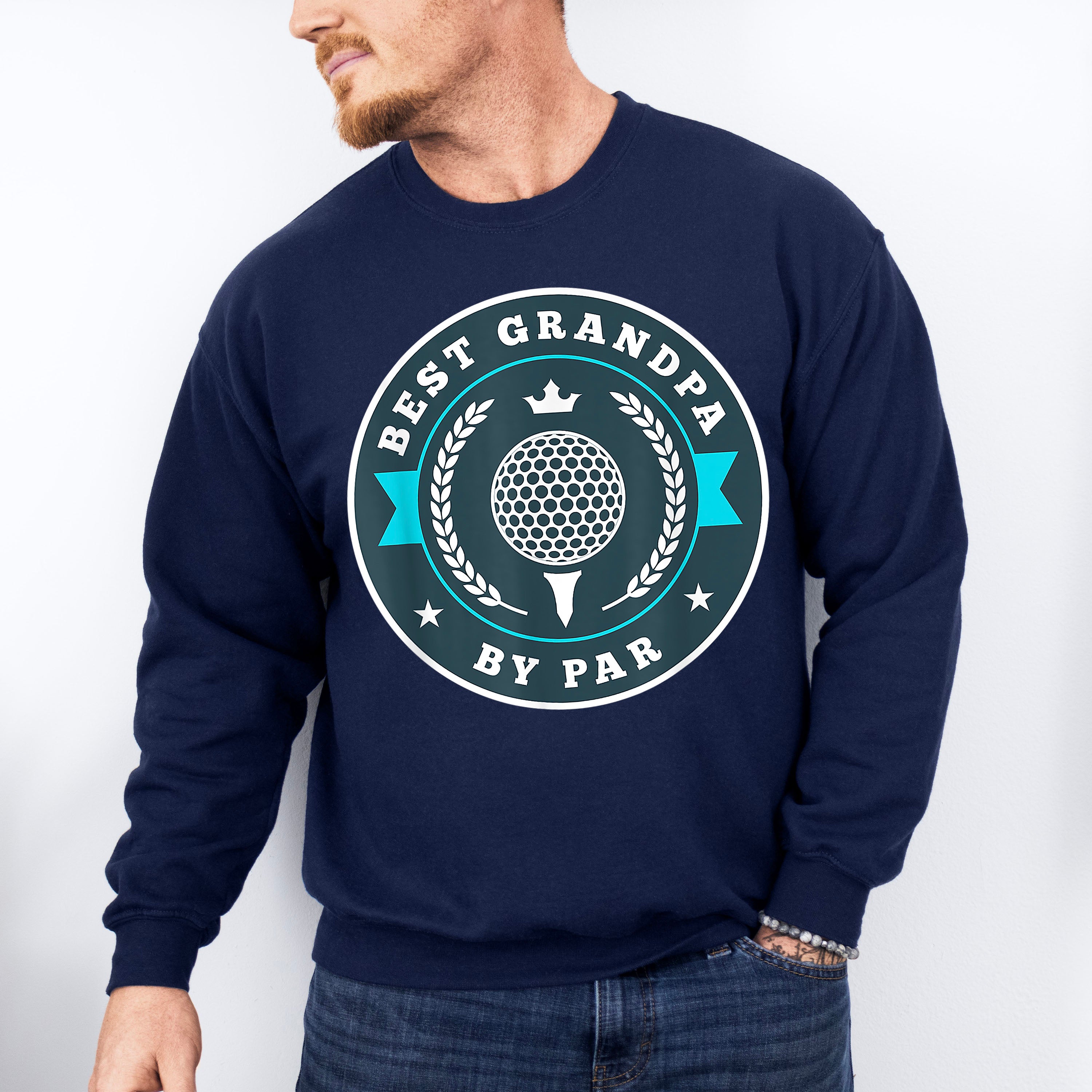 Best Grandpa By Par Father's Day Unisex Crewneck T-Shirt Sweatshirt Hoodie