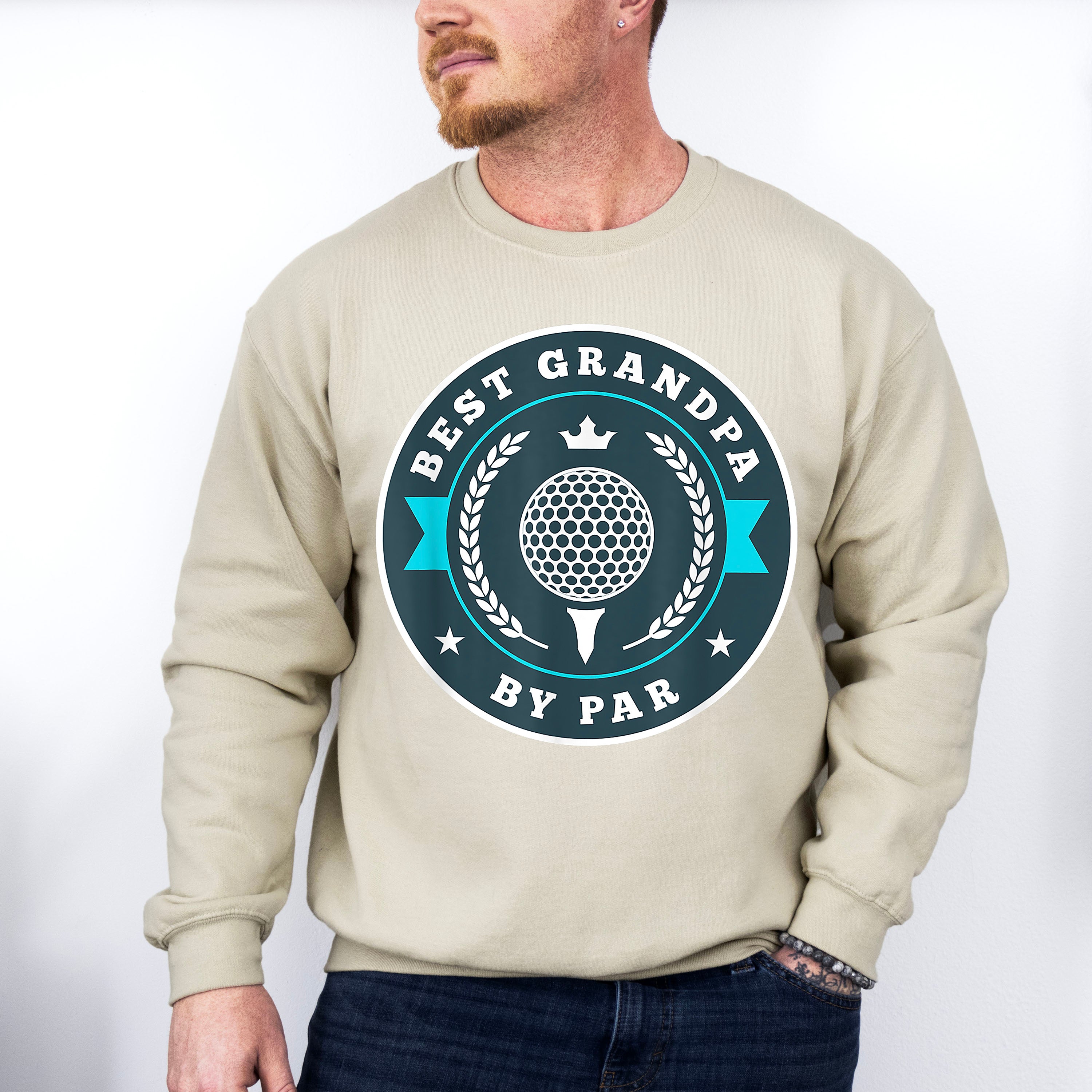 Best Grandpa By Par Father's Day Unisex Crewneck T-Shirt Sweatshirt Hoodie
