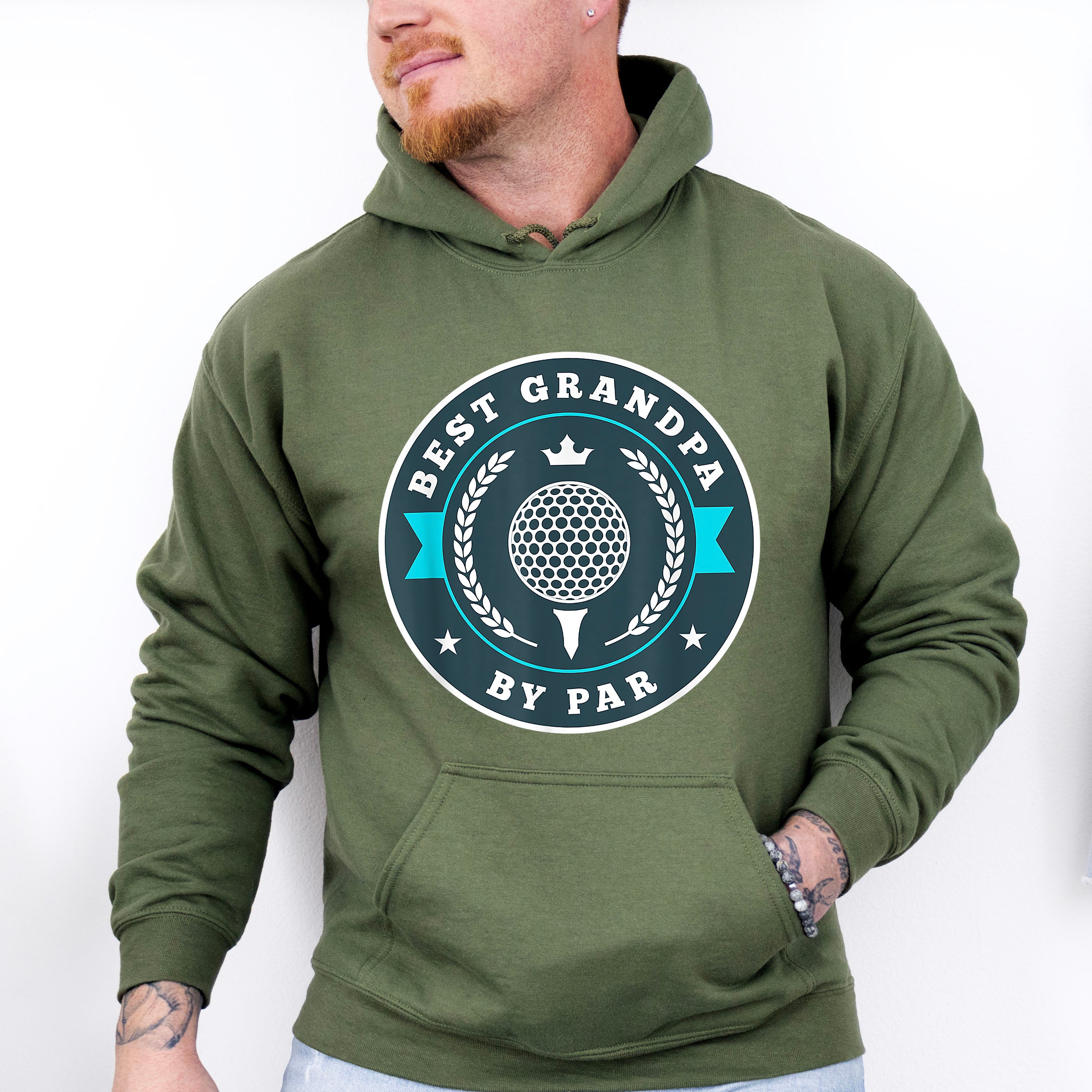 Best Grandpa By Par Father's Day Unisex Crewneck T-Shirt Sweatshirt Hoodie