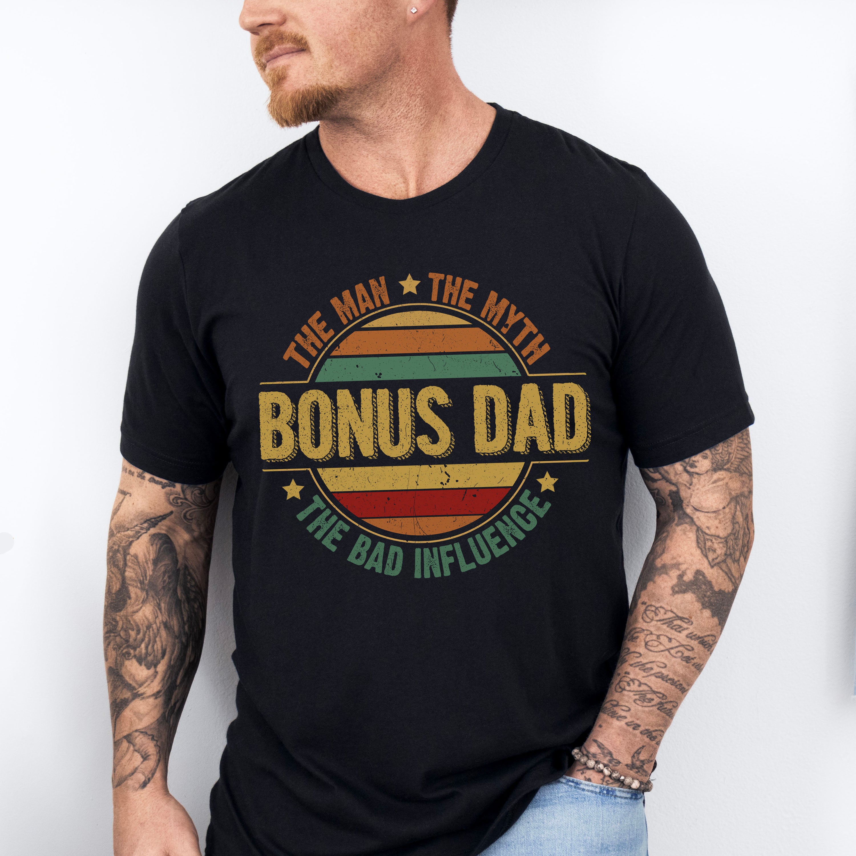 Bonus Dad Father's Day Unisex Crewneck T-Shirt Sweatshirt Hoodie