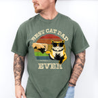 Best Cat Dad Ever Father's Day Unisex Crewneck T-Shirt Sweatshirt Hoodie