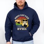 Best Cat Dad Ever Father's Day Unisex Crewneck T-Shirt Sweatshirt Hoodie