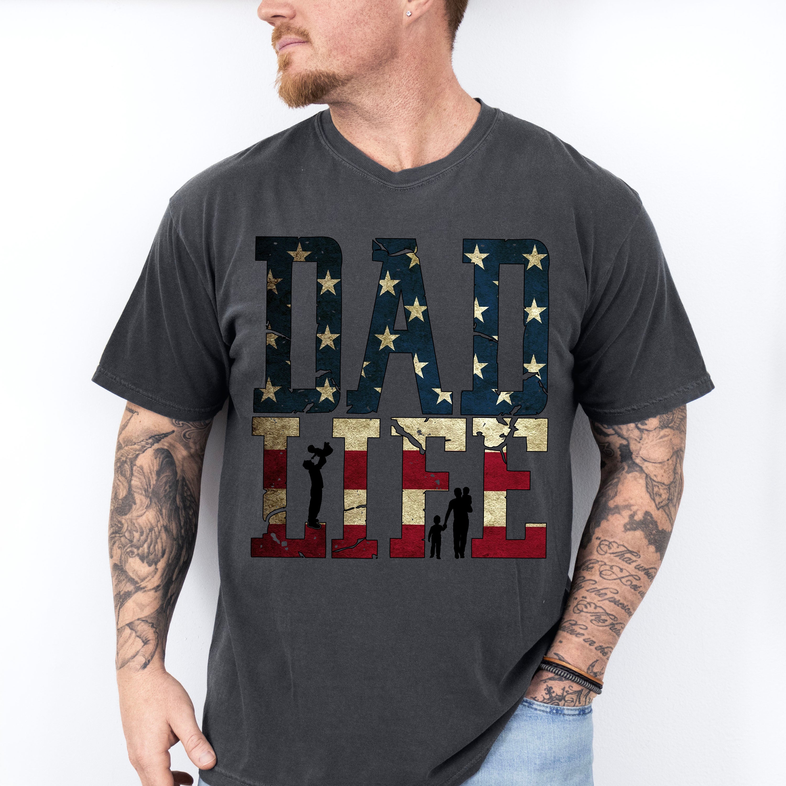 Dad Life Father's Day Unisex Crewneck T-Shirt Sweatshirt Hoodie
