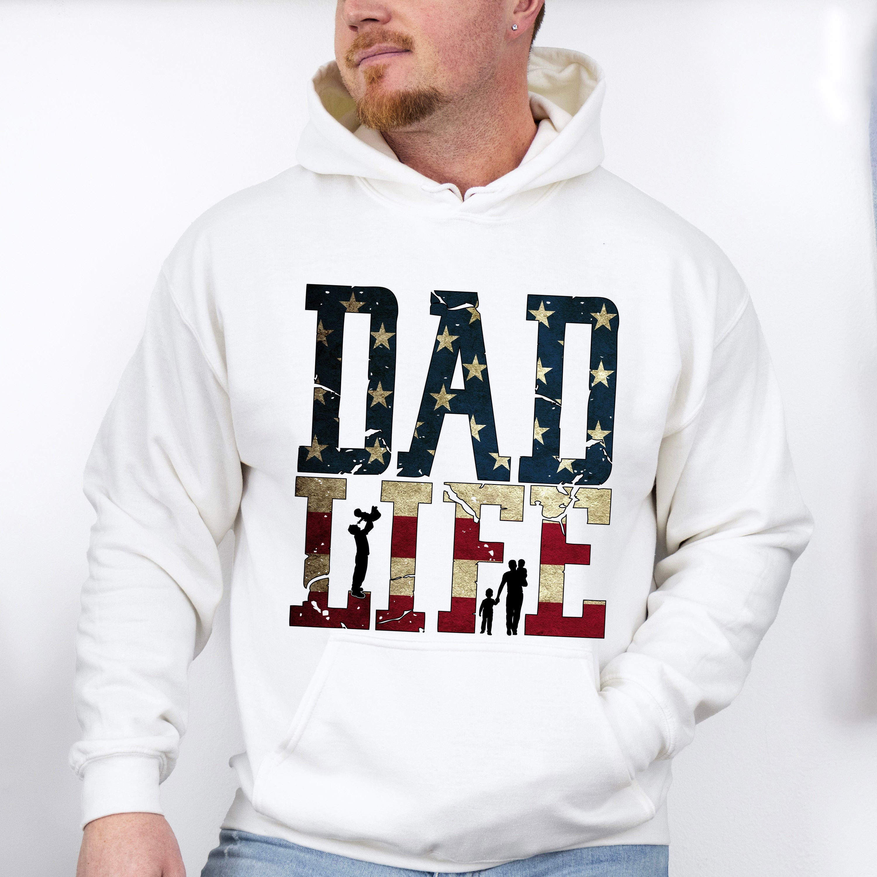 Dad Life Father's Day Unisex Crewneck T-Shirt Sweatshirt Hoodie