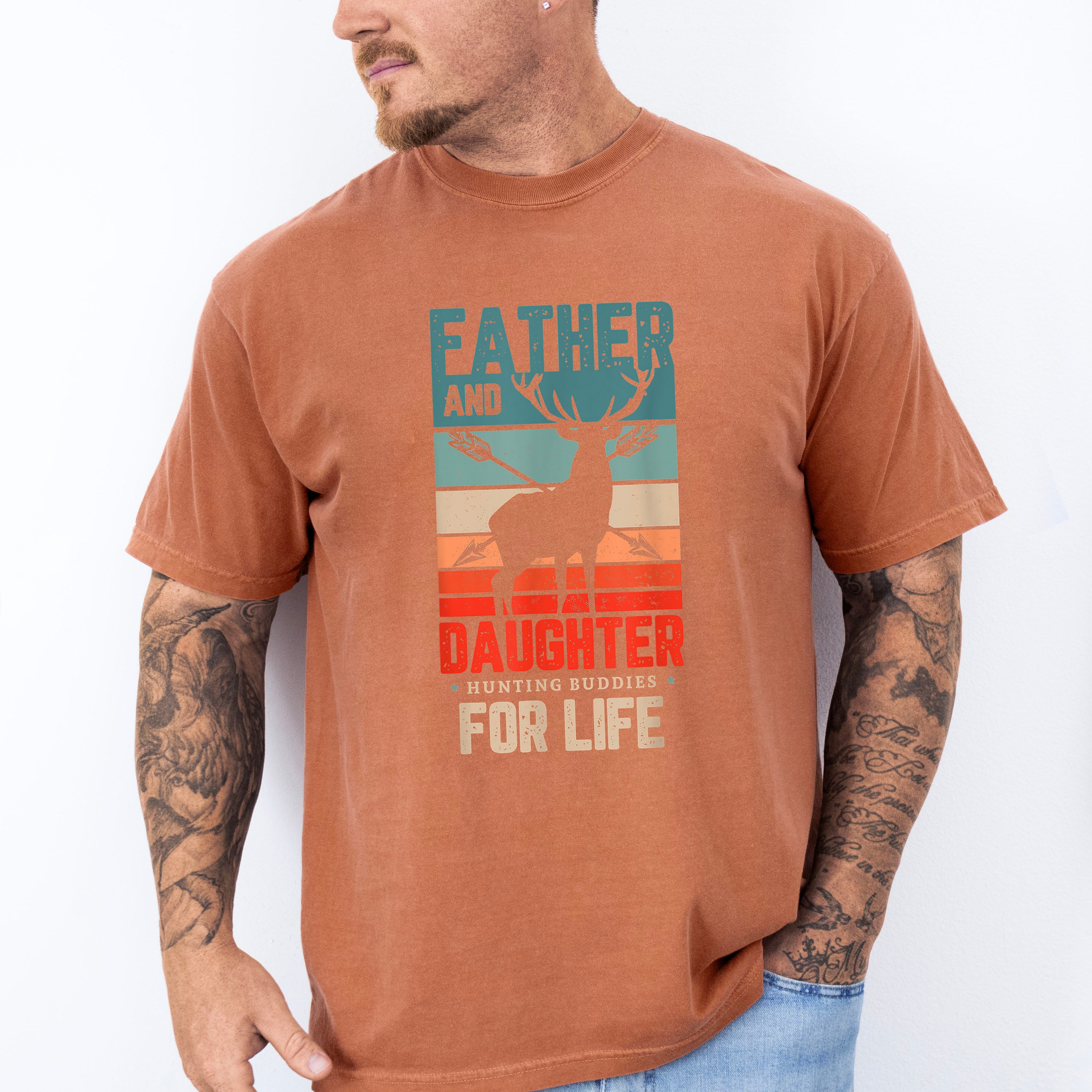 Hunting Buddies For Life Father's Day Unisex Crewneck T-Shirt Sweatshirt Hoodie