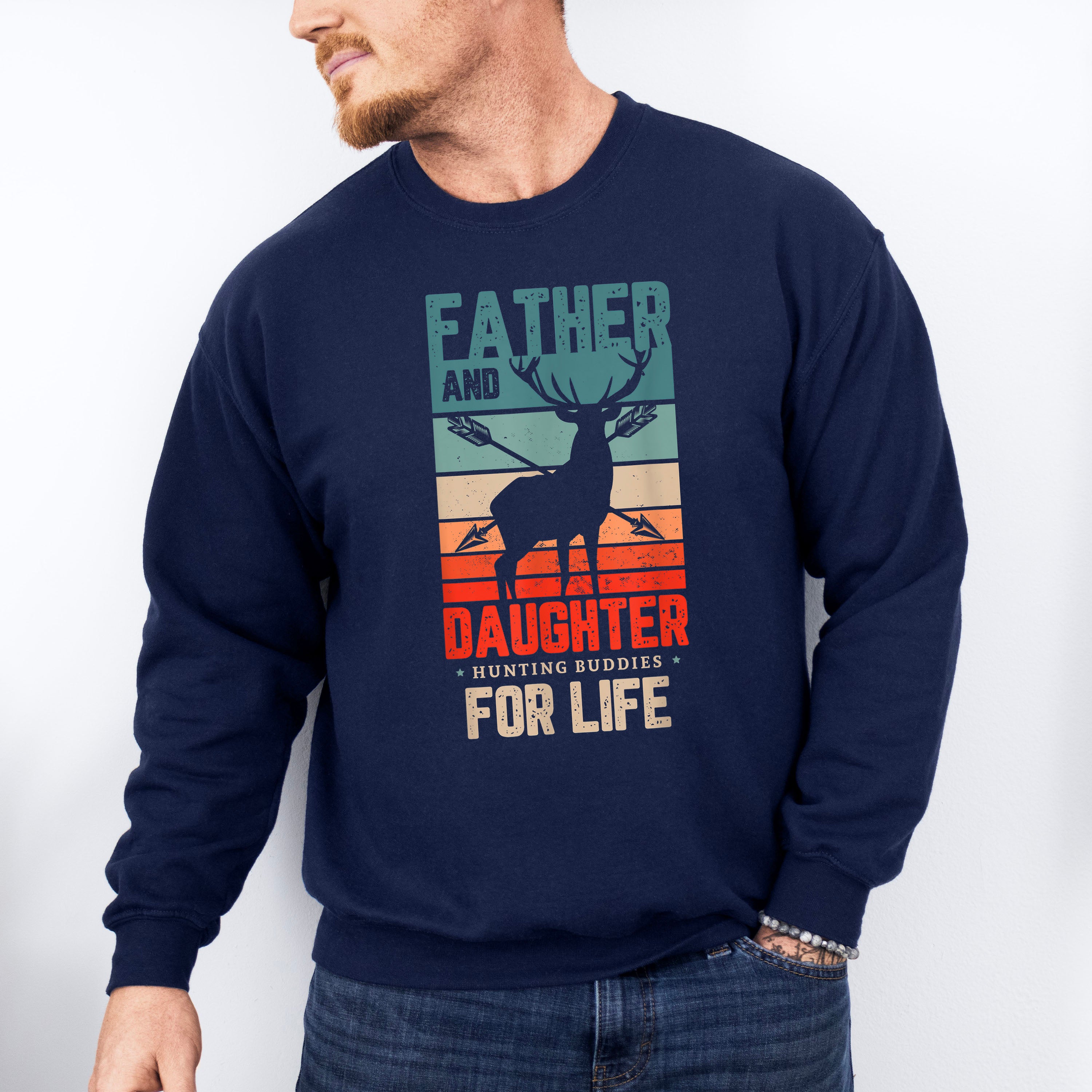 Hunting Buddies For Life Father's Day Unisex Crewneck T-Shirt Sweatshirt Hoodie